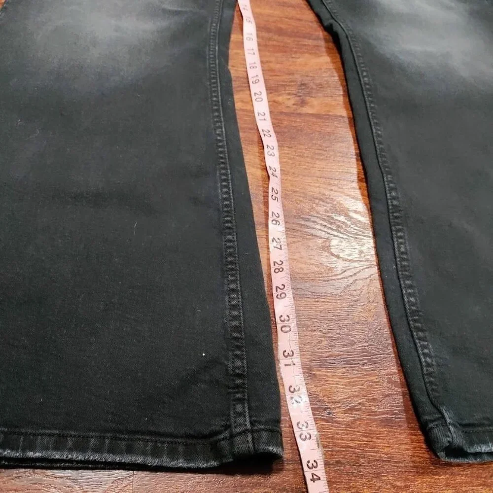 We The Free Black Flare Jeans Womens Size 34 Boho Antiquewash NWT - Picture 10 of 16